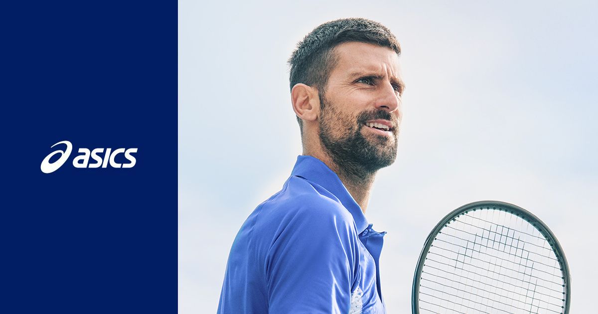 ノバク・ジョコビッチ選手-アシックス テニス シューズ