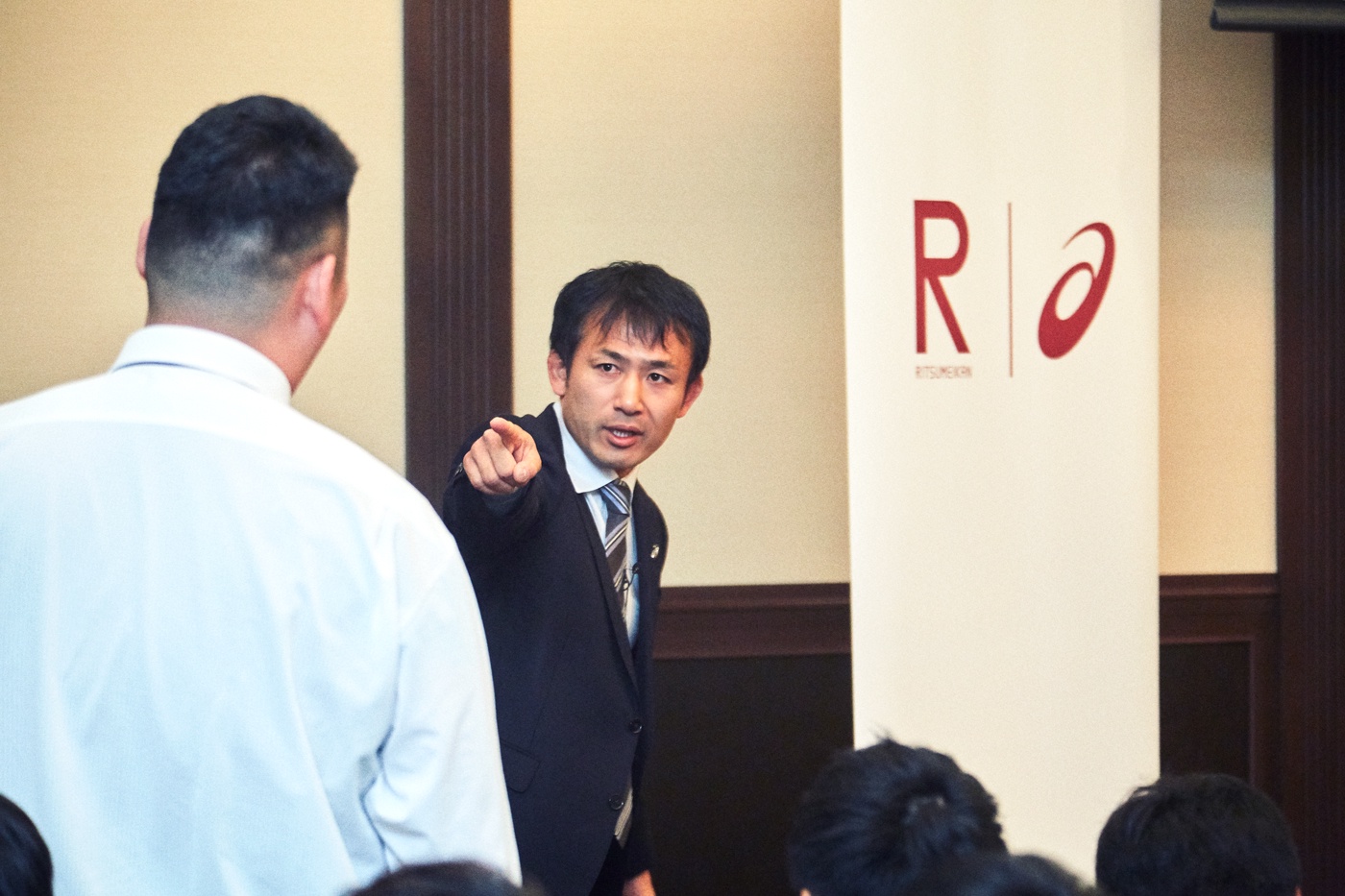 小野澤選手の講演