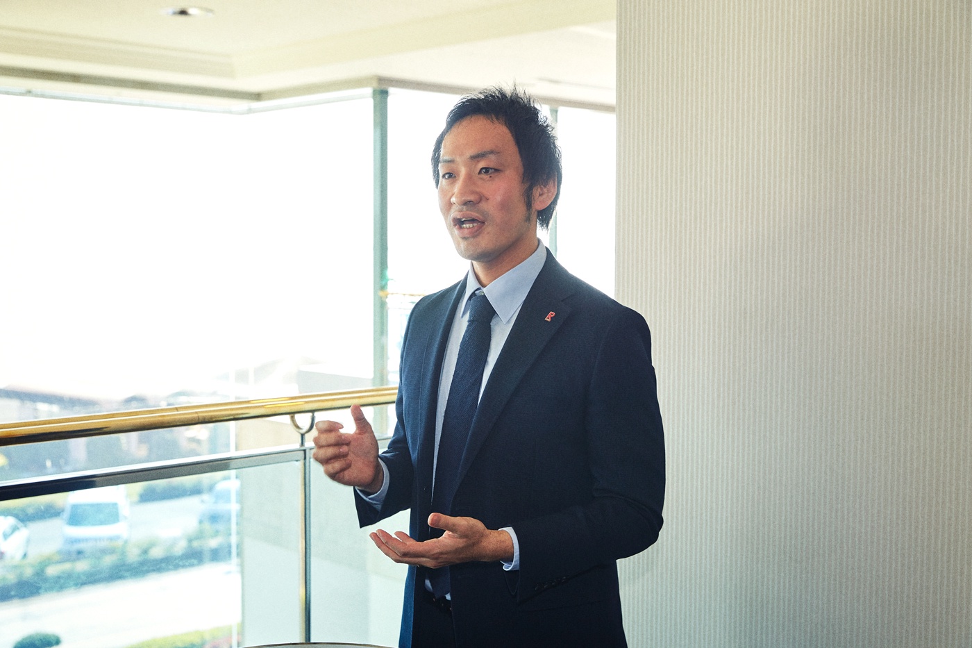 立命館大学 学生部 スポーツ強化センターの百々遼さん