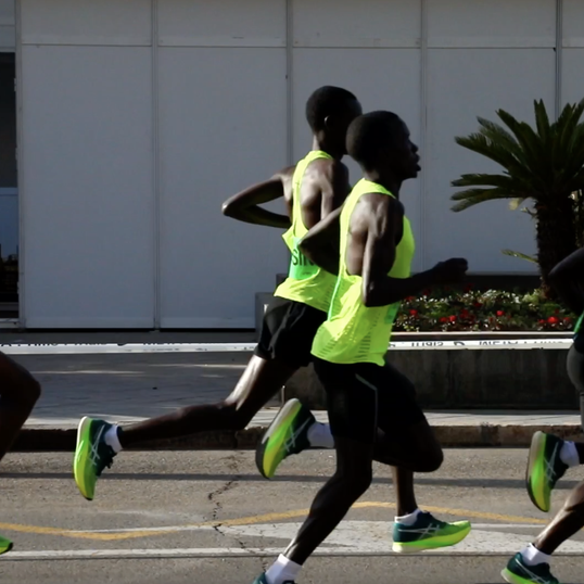 image of athletes running
