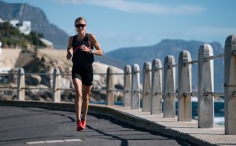 Irvette Van Zyl running in Summer