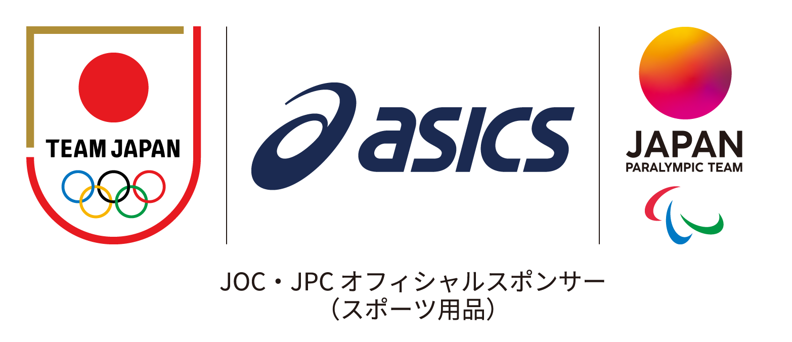 JOC JPC ASICS Lockup Logo