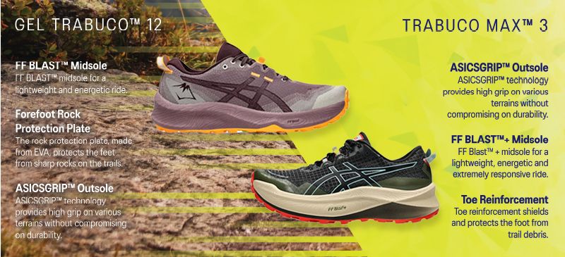 Asics running vs trail shoes hotsell