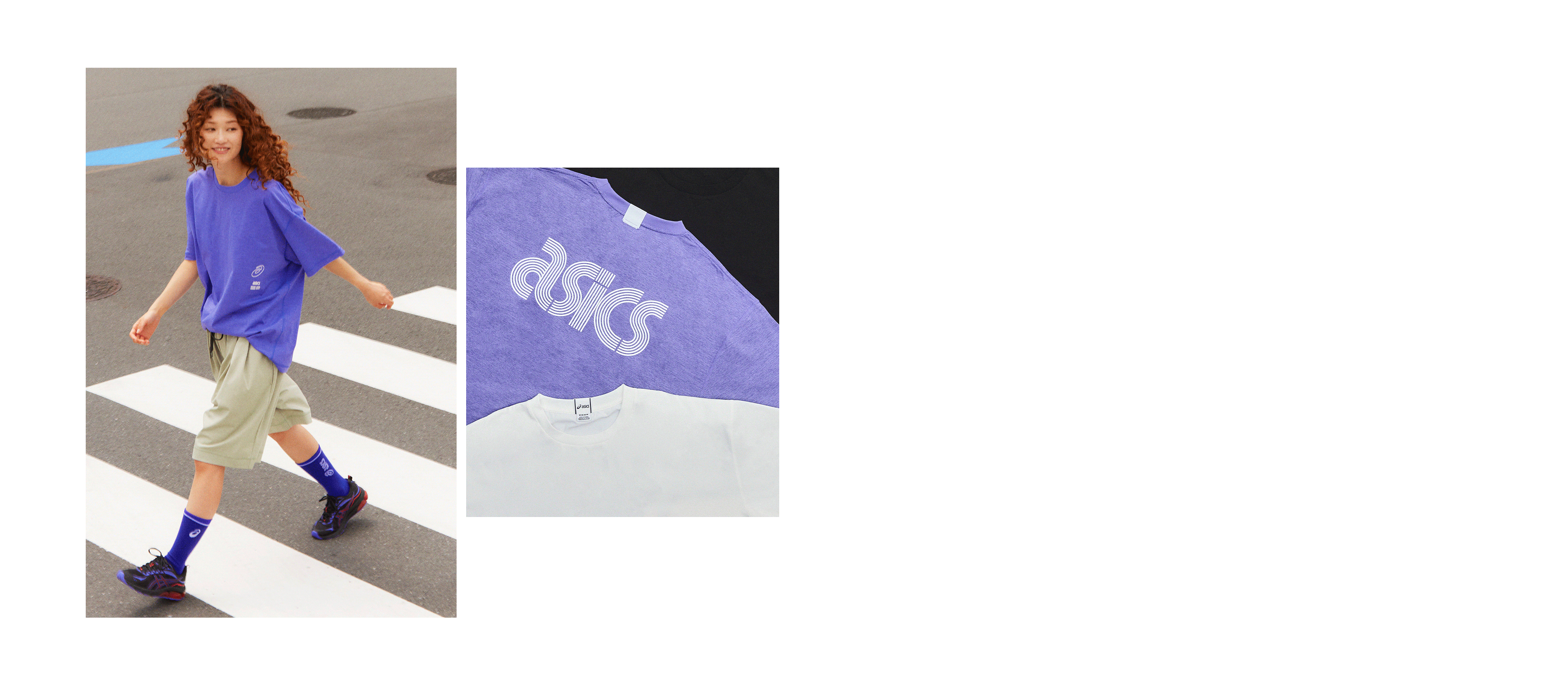 GIF that features both male and female models wearing the new SS25 SPS Apparel Collection t-shirts.
