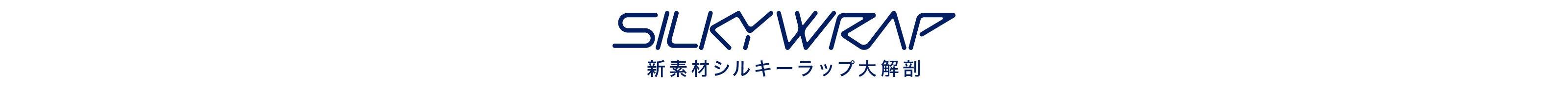 SILKYWRAP 新素材シルキーラップ