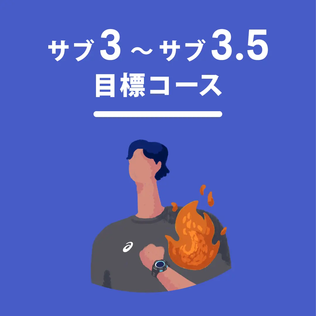 サブ3～サブ3.5目標コース
