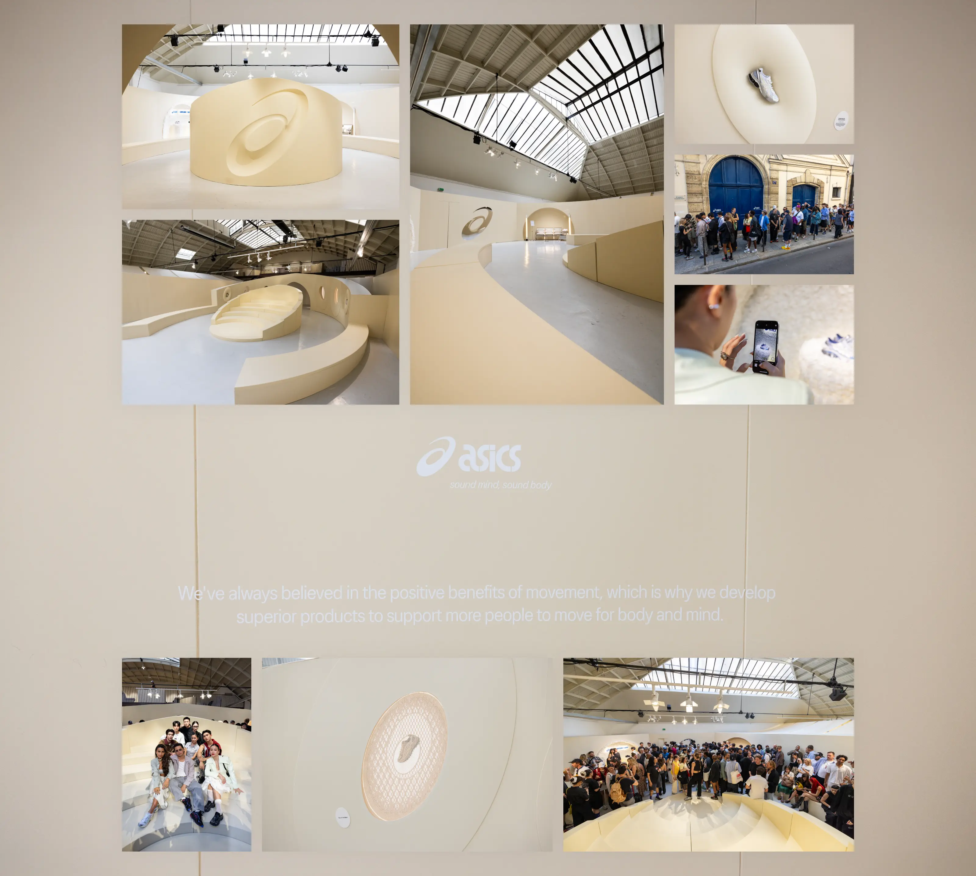 Paris Fashion Week pop-up event イベントの様子