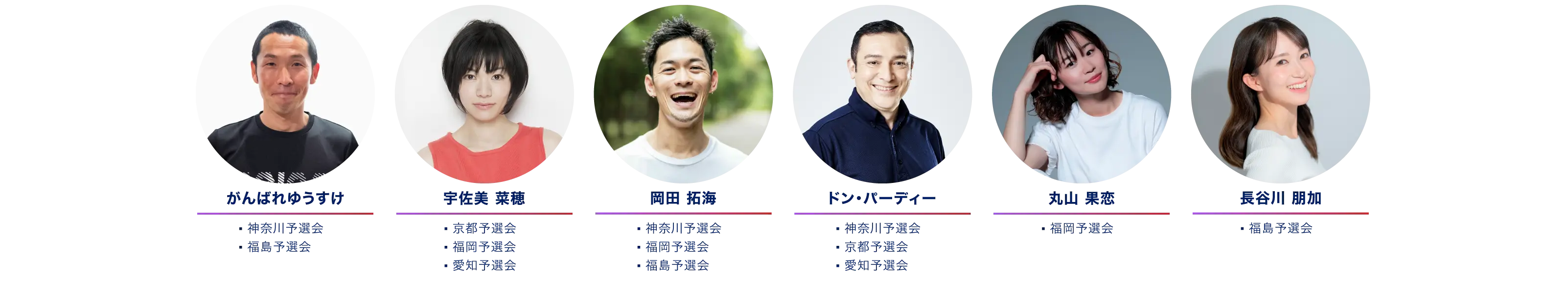 がんばれゆうすけ 宇佐美菜穂 岡田拓海 ドン・パーディー 丸山果恋 長谷川朋加