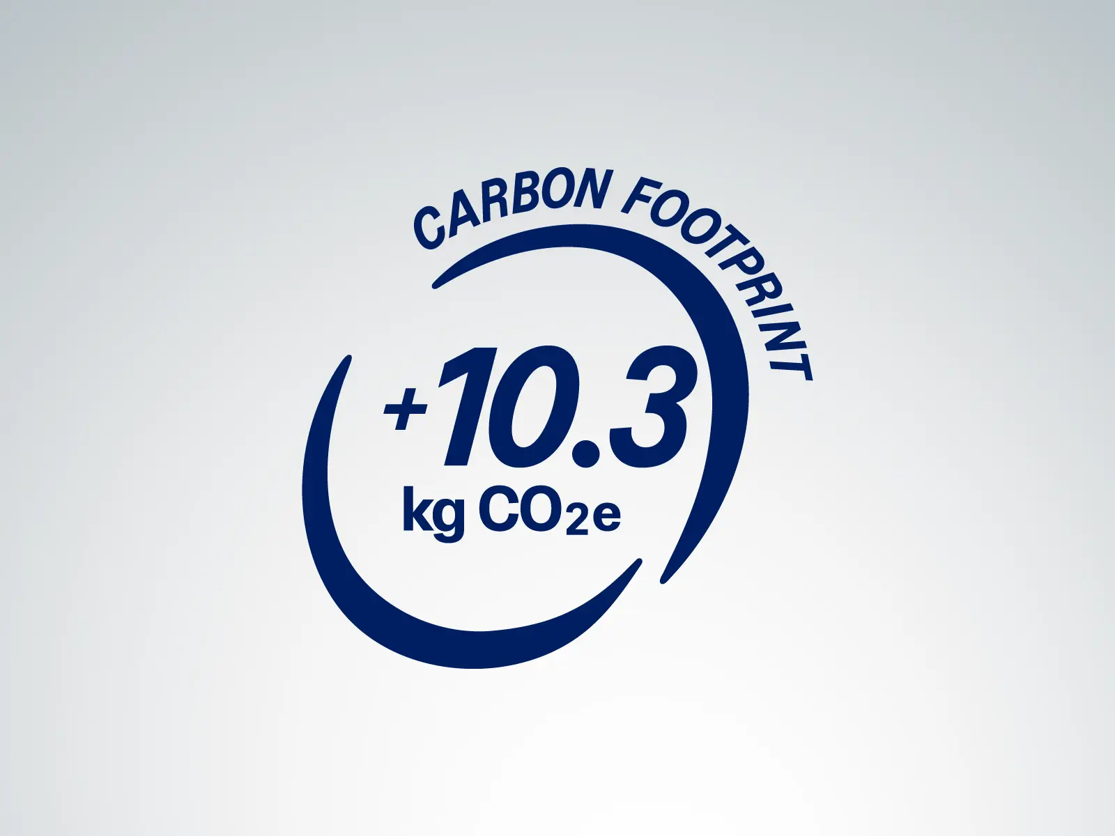 ASICS のカーボンフットプリントアイコン