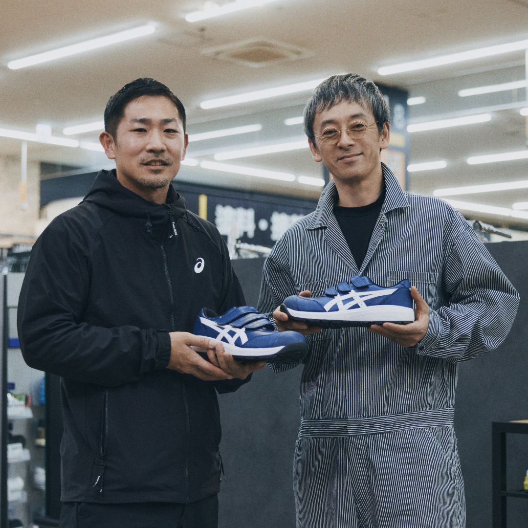 滝藤賢一さんがワーキングシューズの機能検証｜安全靴 ワークシューズ