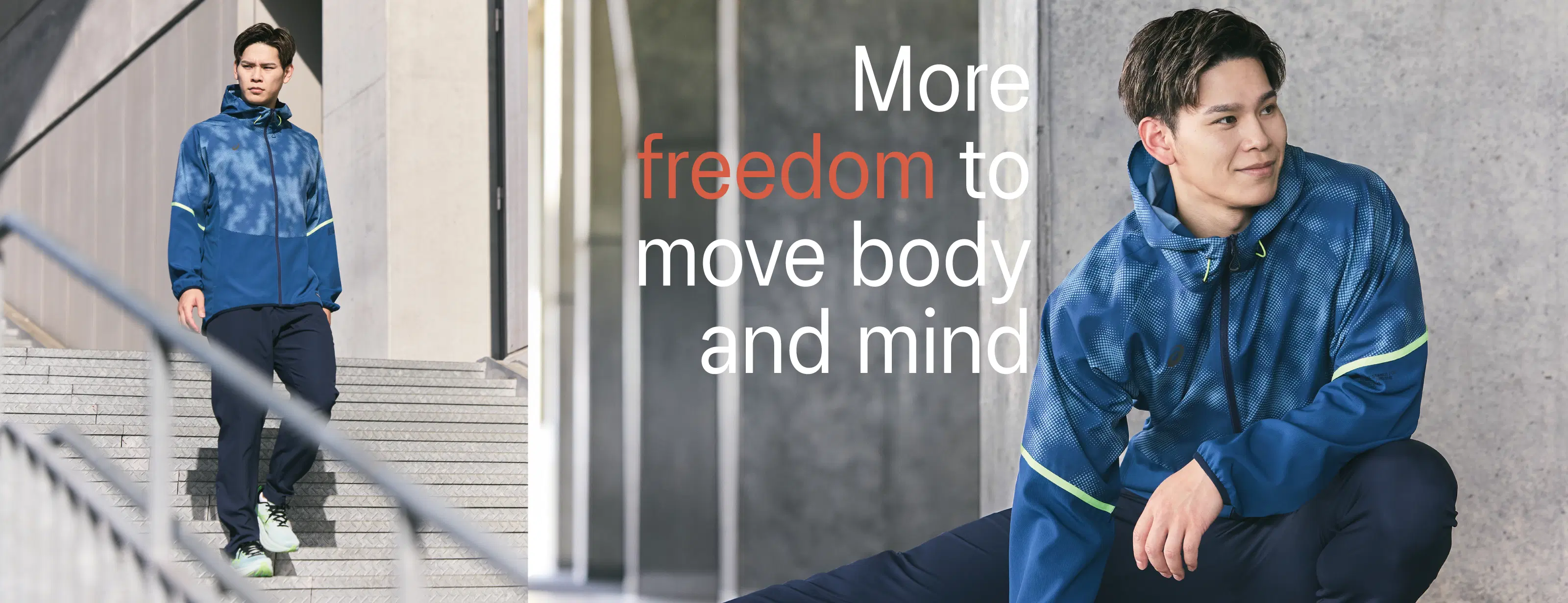 More freedom to move body and mind hero banner