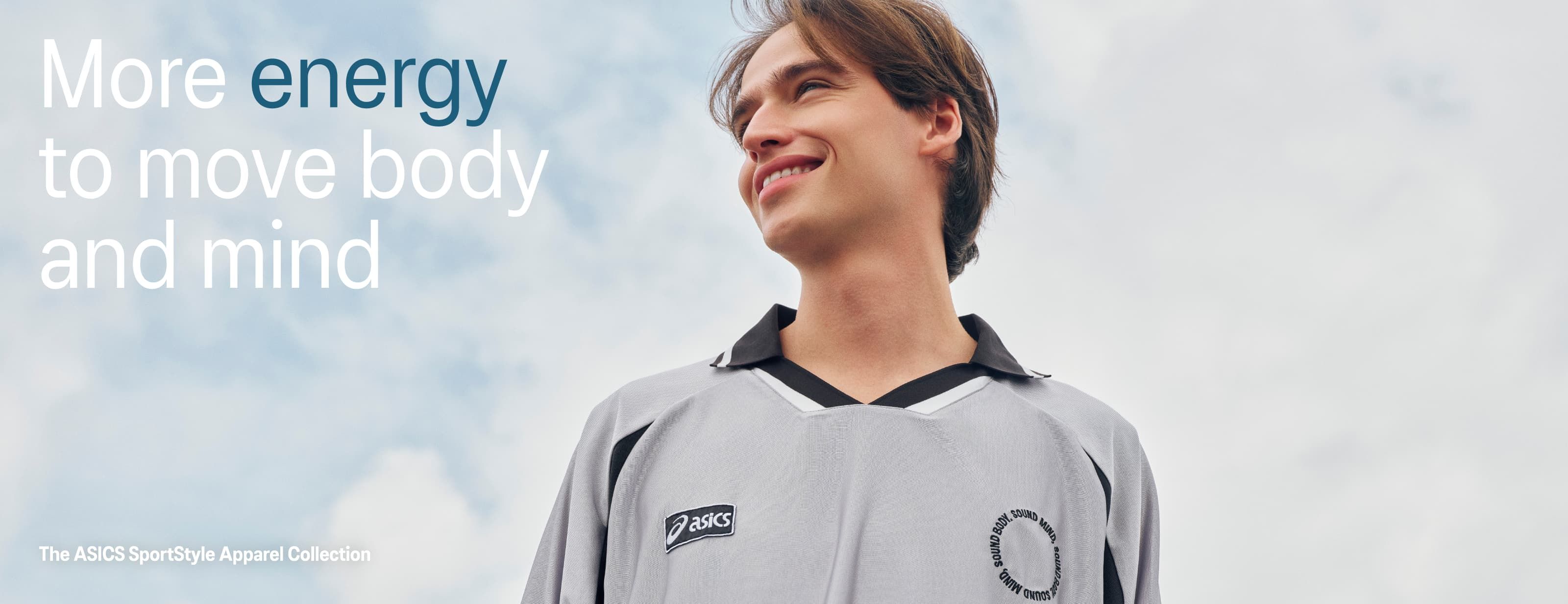 The ASICS SportStyle Apparel Collection HERO BANNER
