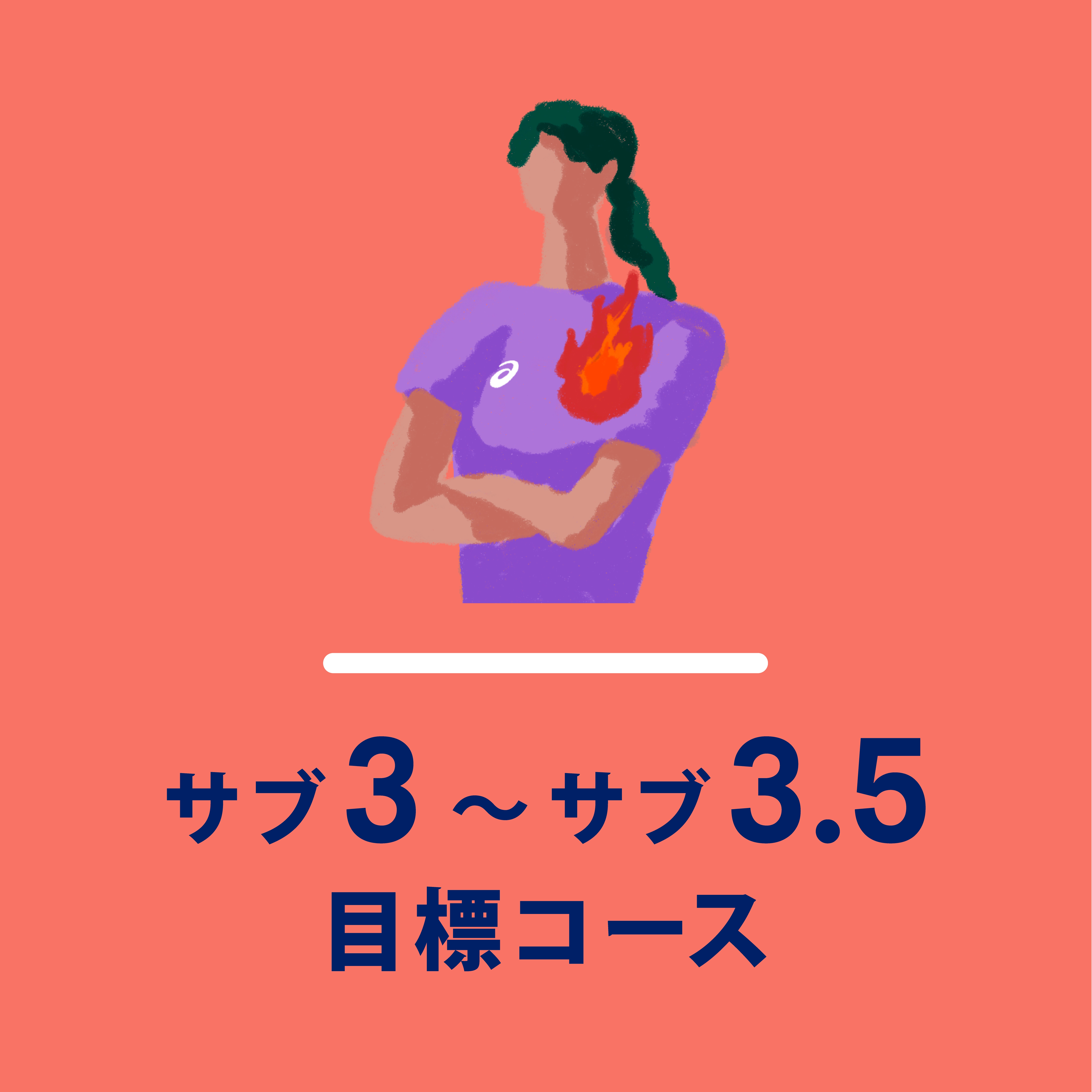 サブ3～サブ3.5目標コース
