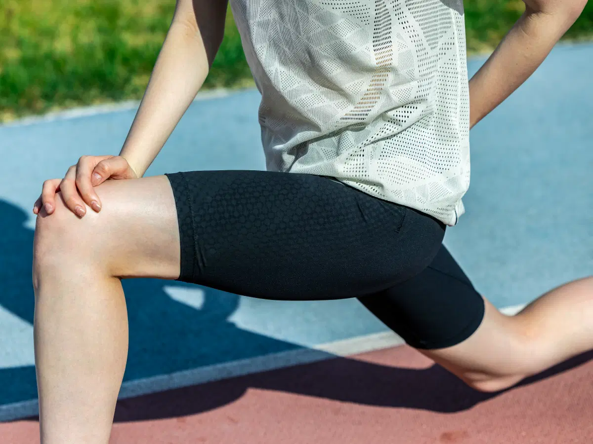 MOTION MUSCLE SUPPORT SPEED POCKET TIGHT 着用イメージ