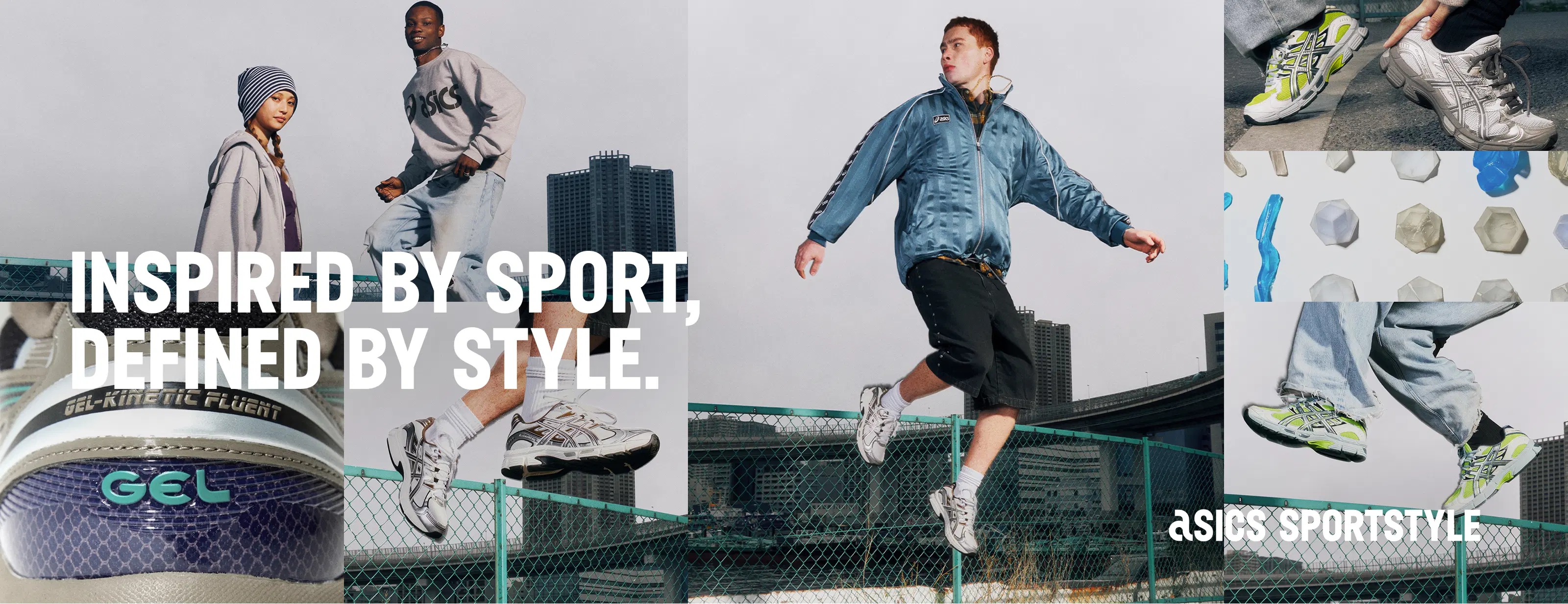 ASICS SPORTSTYLE INSPIRED BY SPORT, DEFINED BY STYLE.