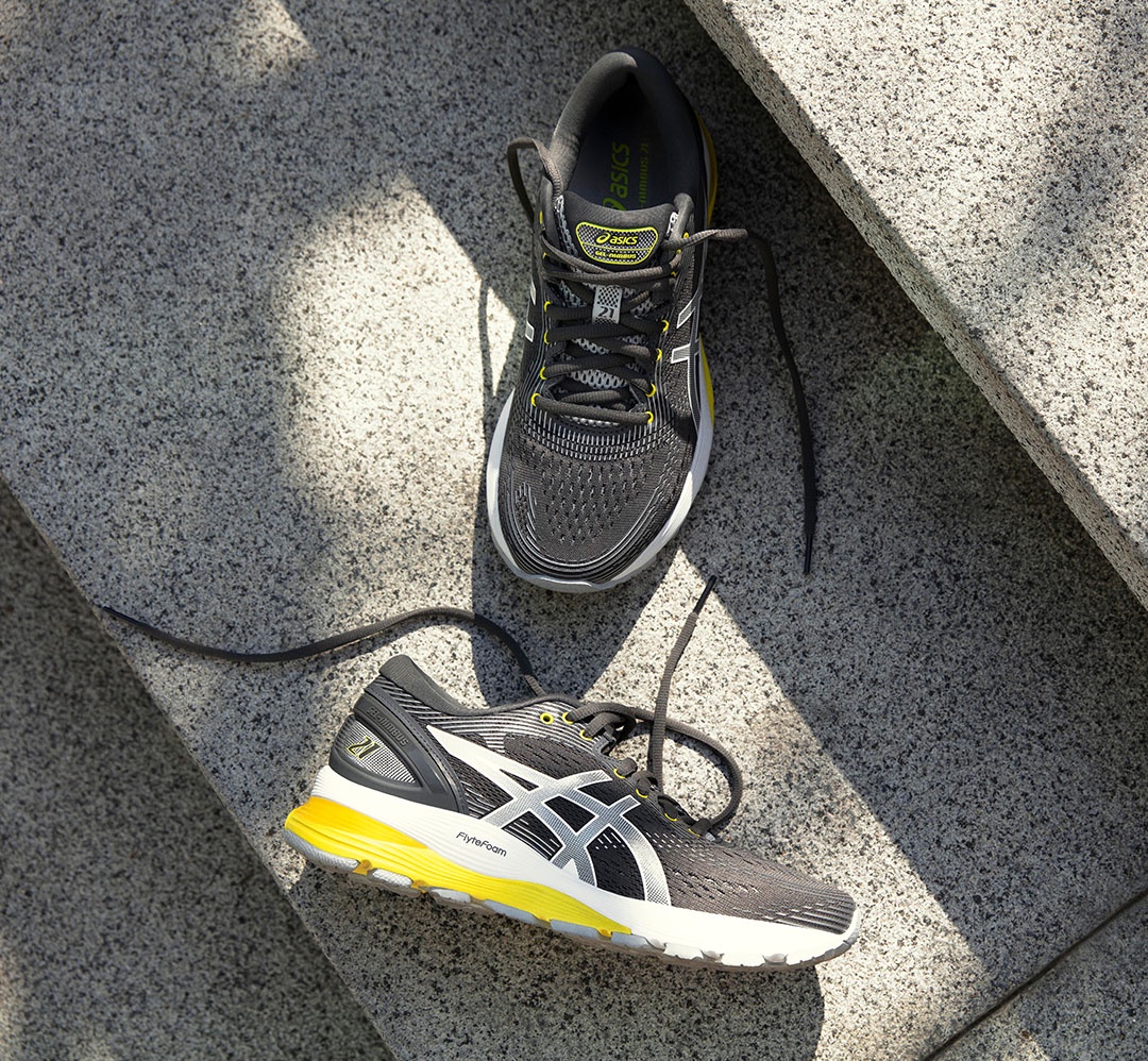 Running long distance in comfort GEL Nimbus 21 ASICS NZ