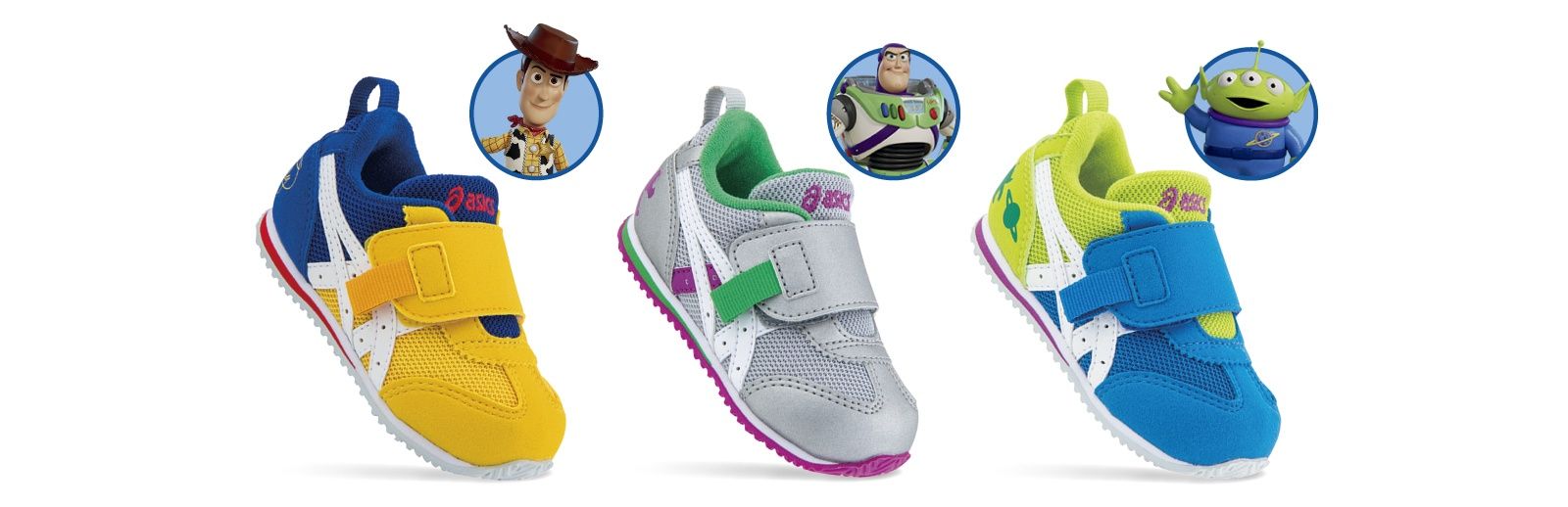 Toy Story 4 シューズ 踏みだそうワクワクの冒険へ Idaho アシックス Japan