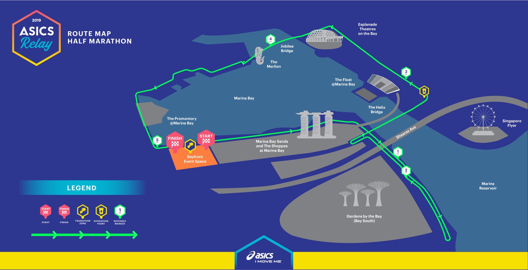 ASICS Relay 2019_Maps_17 OCT_Route Map - Half