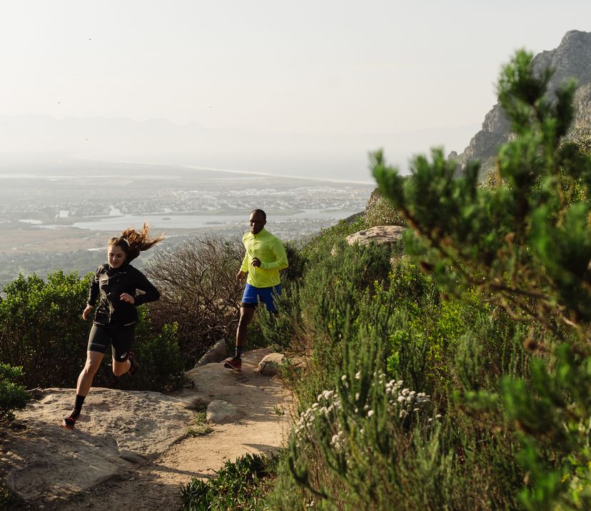 trail running in winter in Cape Town