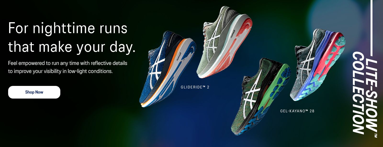 asics testimonial light