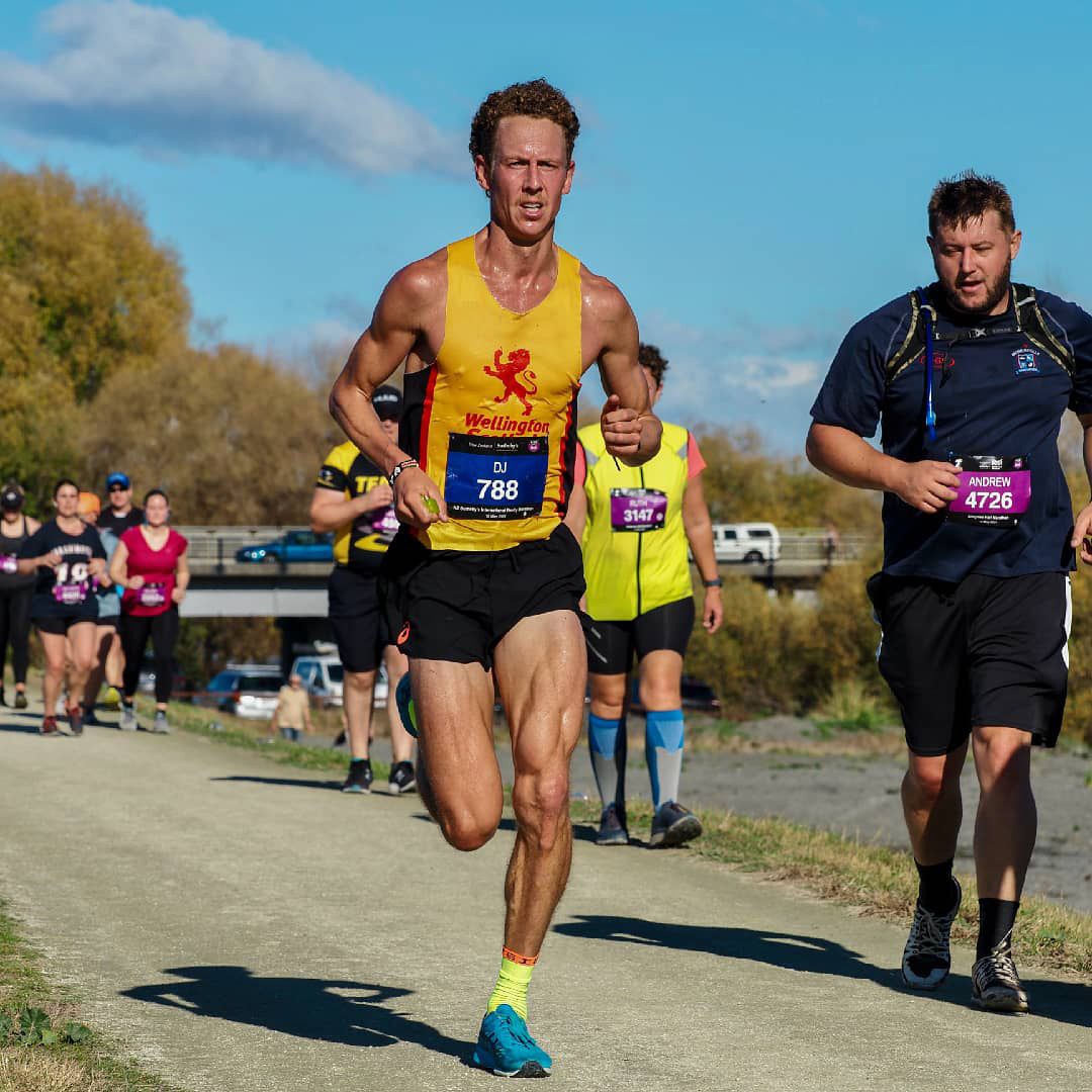 Running Coach Dan Jones in Competition