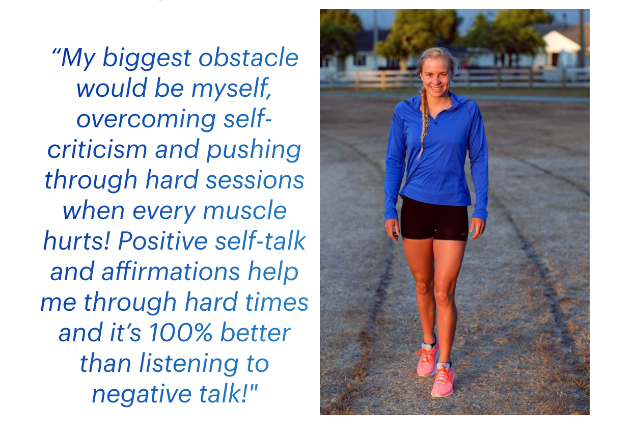 Nicole van der Kaay on Staying Positive During a Race