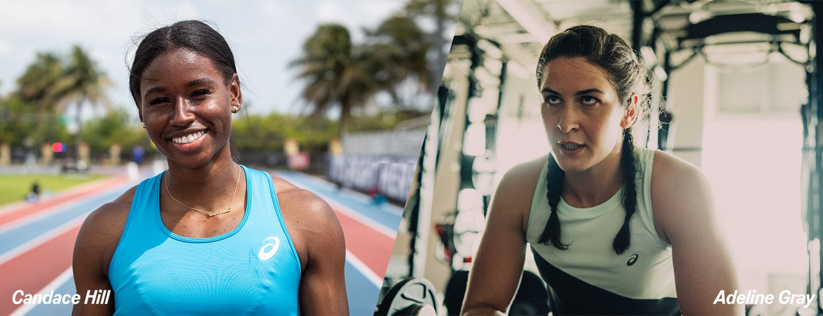 ASICS Athletes Candace Hill And Adeline Gray