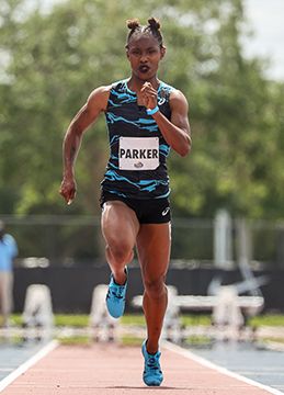 Kiara Parker running