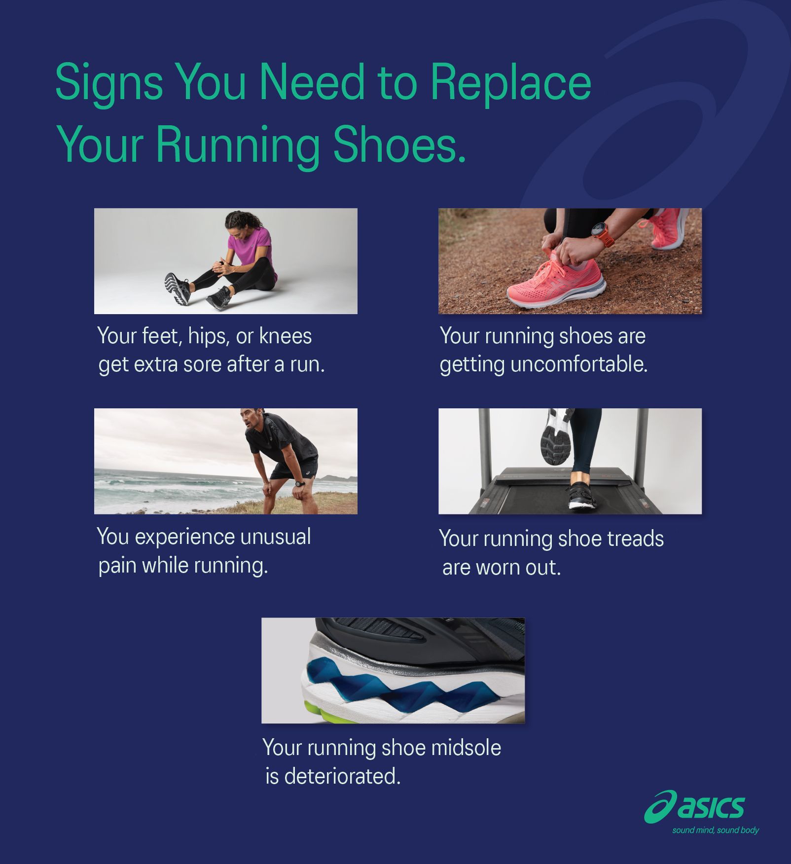 Introducir 174+ imagen when to replace asics running shoes