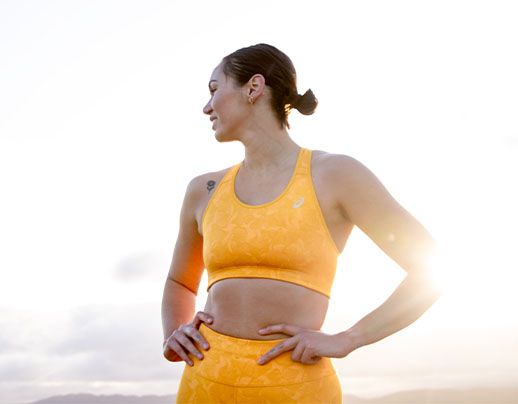 Yellow JACQUARD BRA