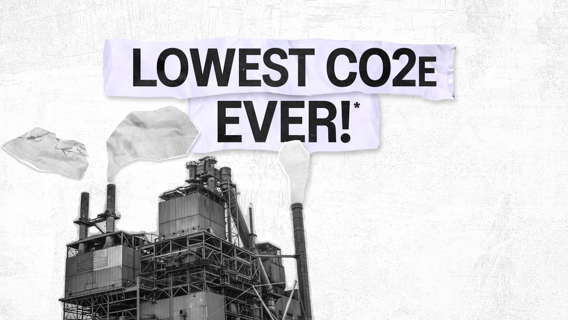Lowest CO2E ever