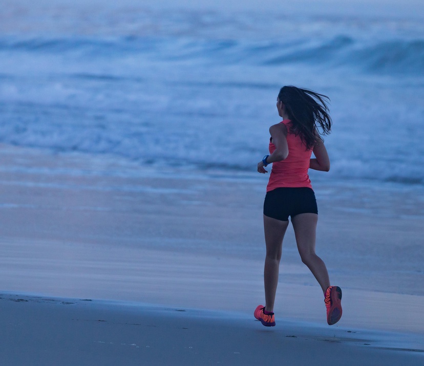 Carla West beach run