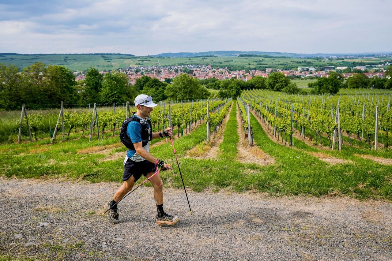 Matt Healy running in France 