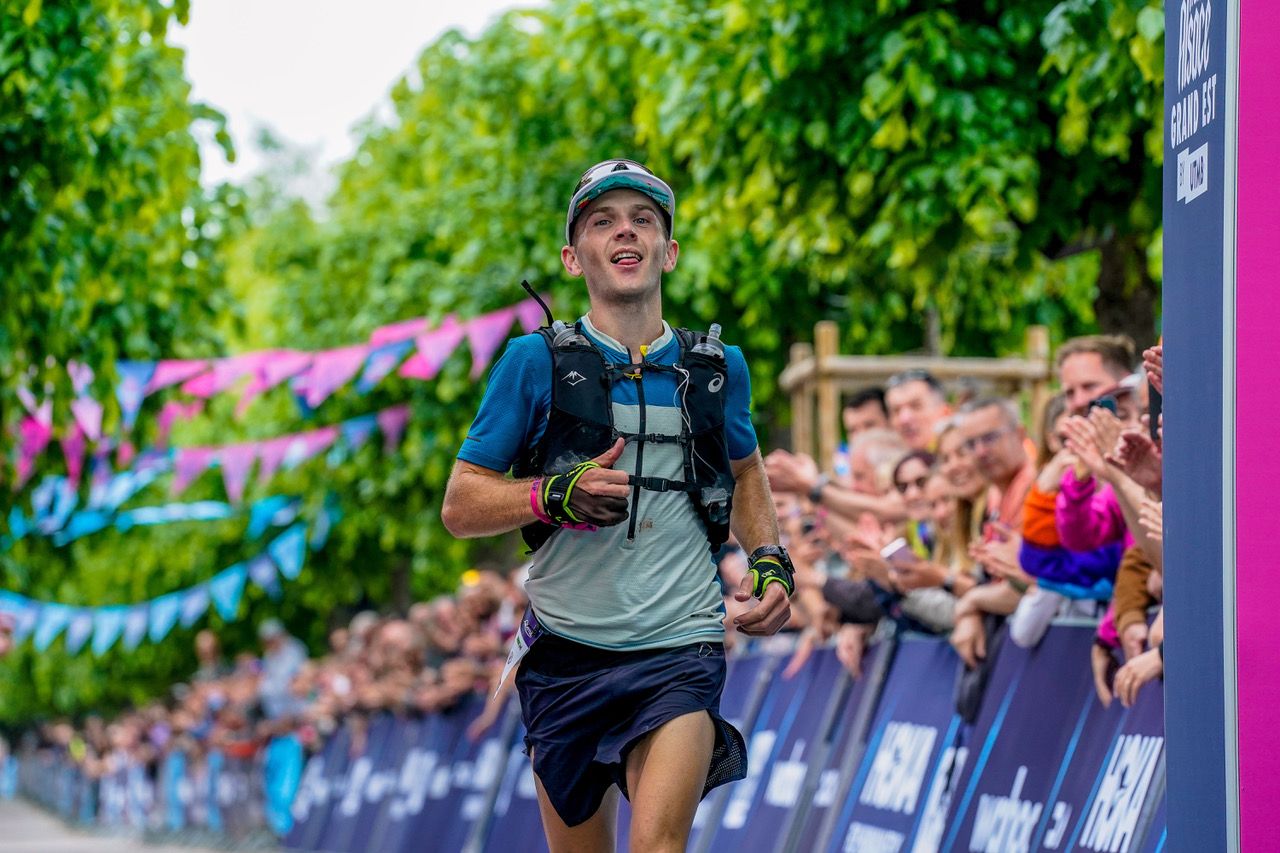 Matt Healy trail running in France 