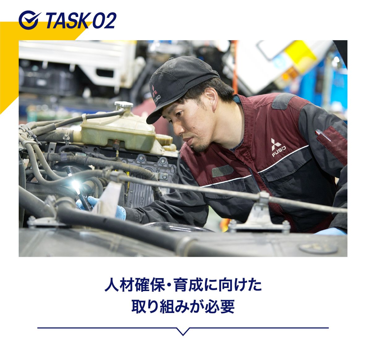 TASK02 人材確保・育成に向けた 取り組みが必要