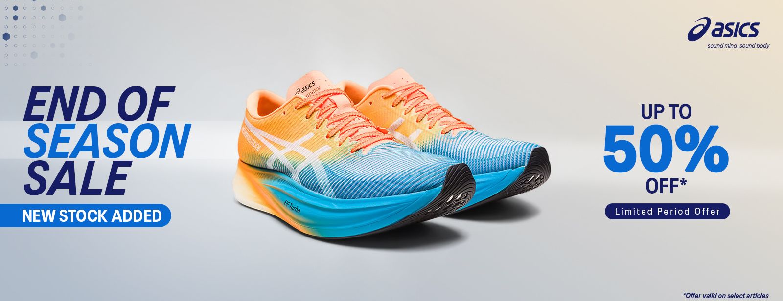 ASICS Official Running Shoes Clothing