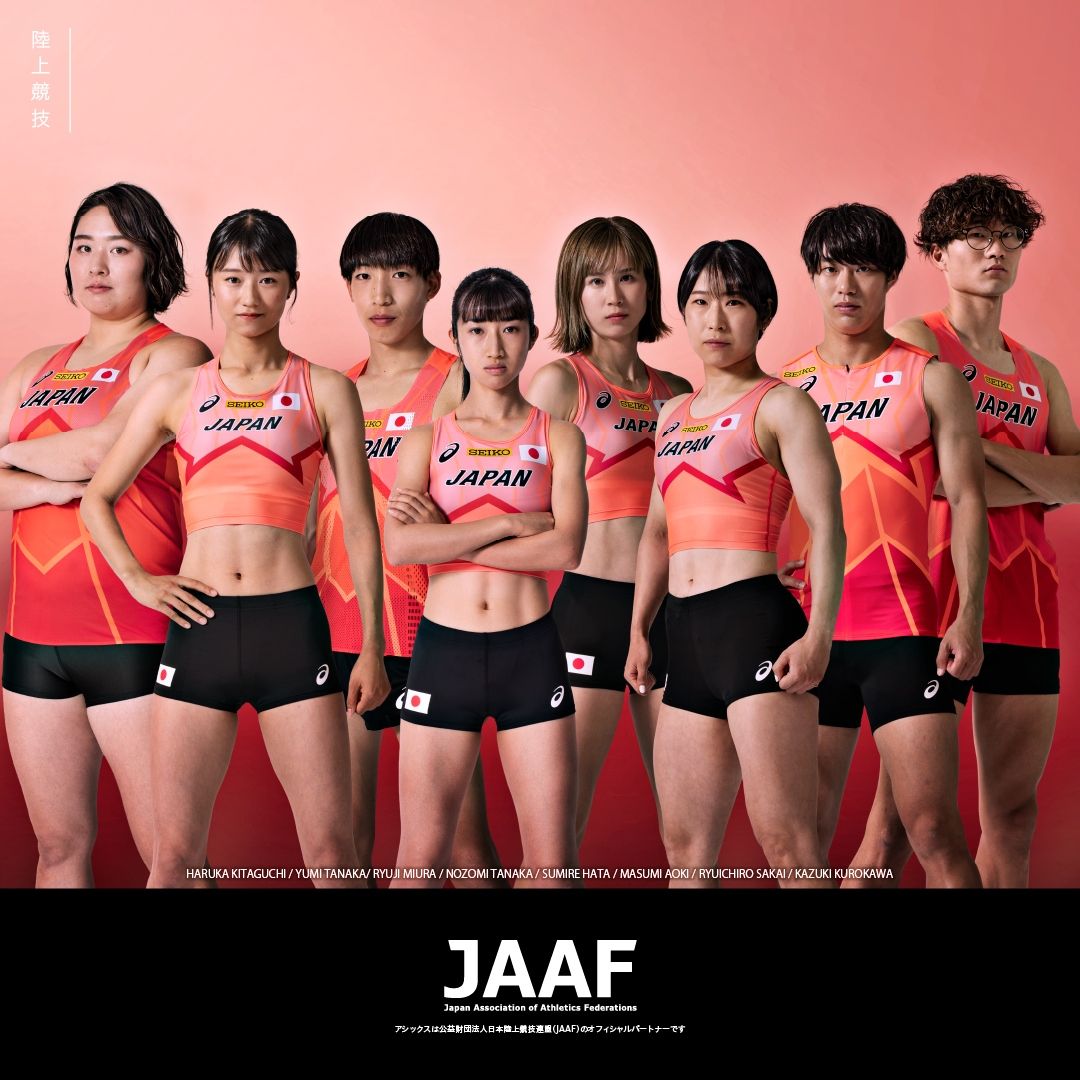 アシックス 女子陸上レーシングショーツ ホワイト×エンジ Lサイズ 新品