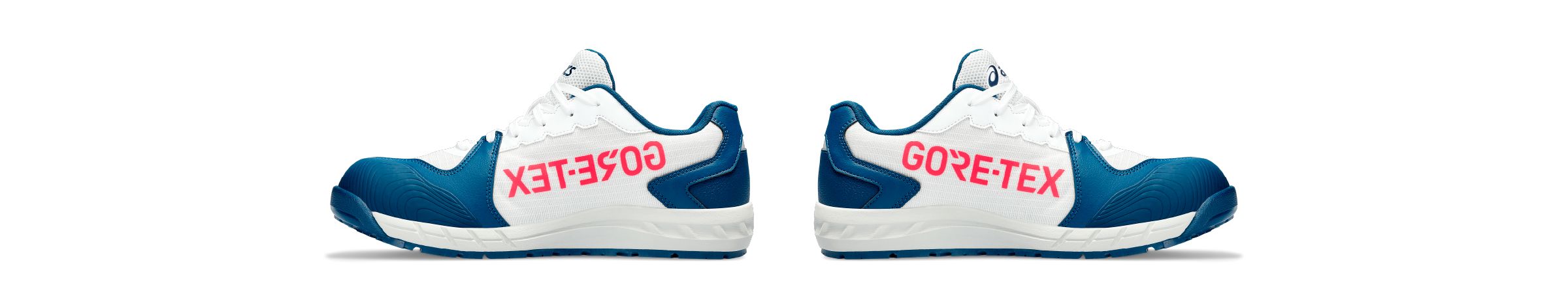 シューズ内側に大きな「GORE-TEX」ロゴを配置した個性的なデザイン。