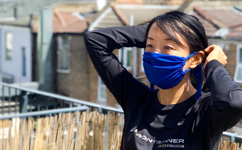 pastel vorst samenwerken ASICS FrontRunner - Using Race T-Shirts to Make Face Masks