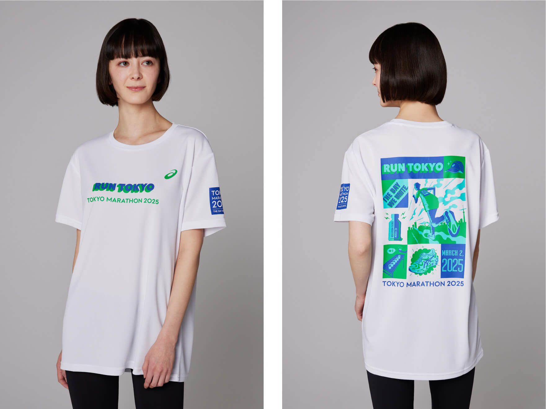 東京マラソン 2025 限定 アシックス スーベニア Tシャツ M 新品